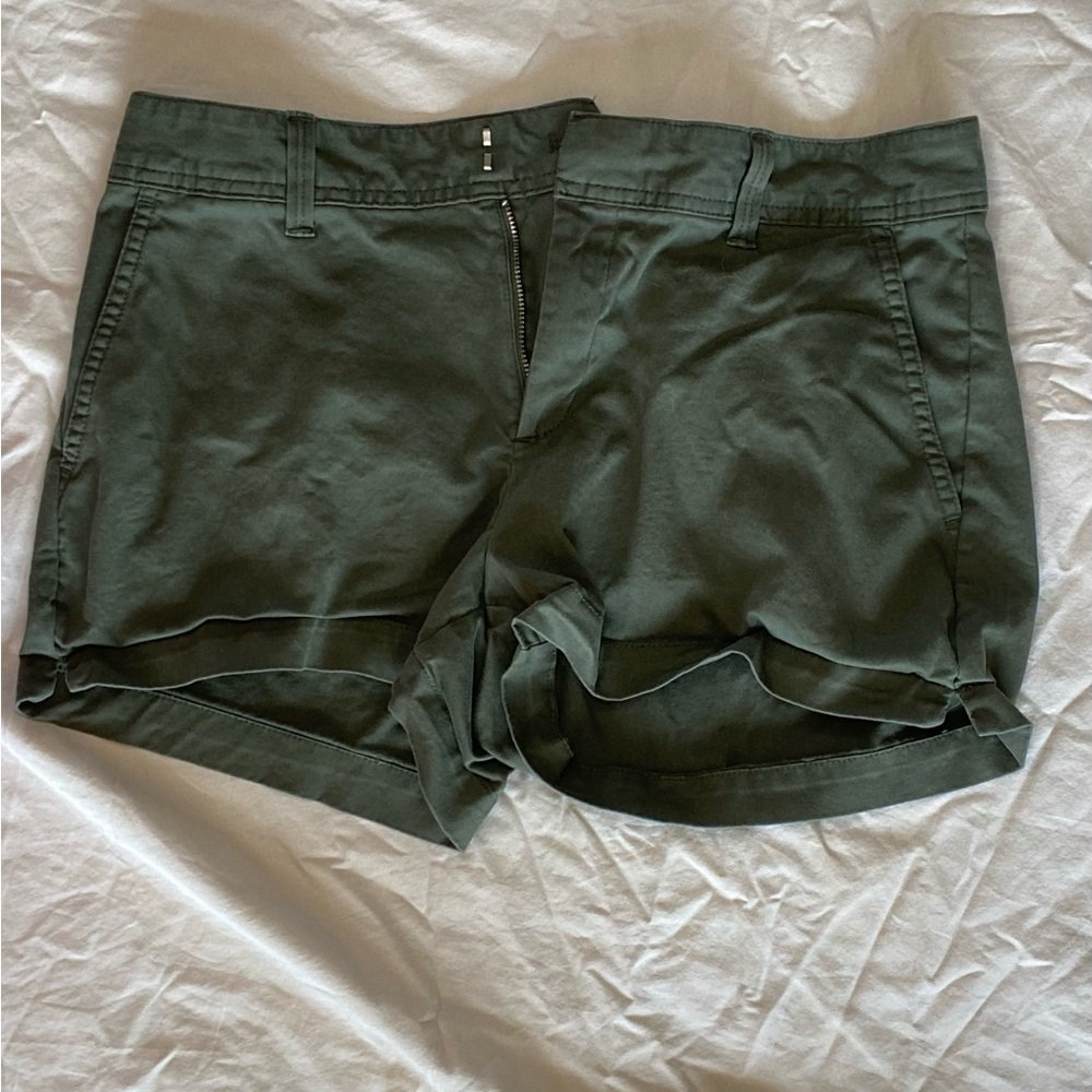 Green women’s Jean shorts